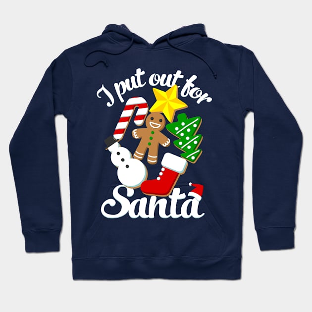 I Put Out For Santa Hoodie by VomHaus